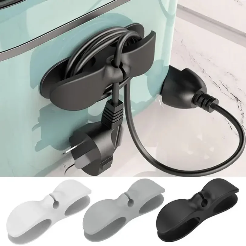 

Kitchen storage wire winder, household traceless plug fixed power cord organizer, wire and cable management, home storage tools