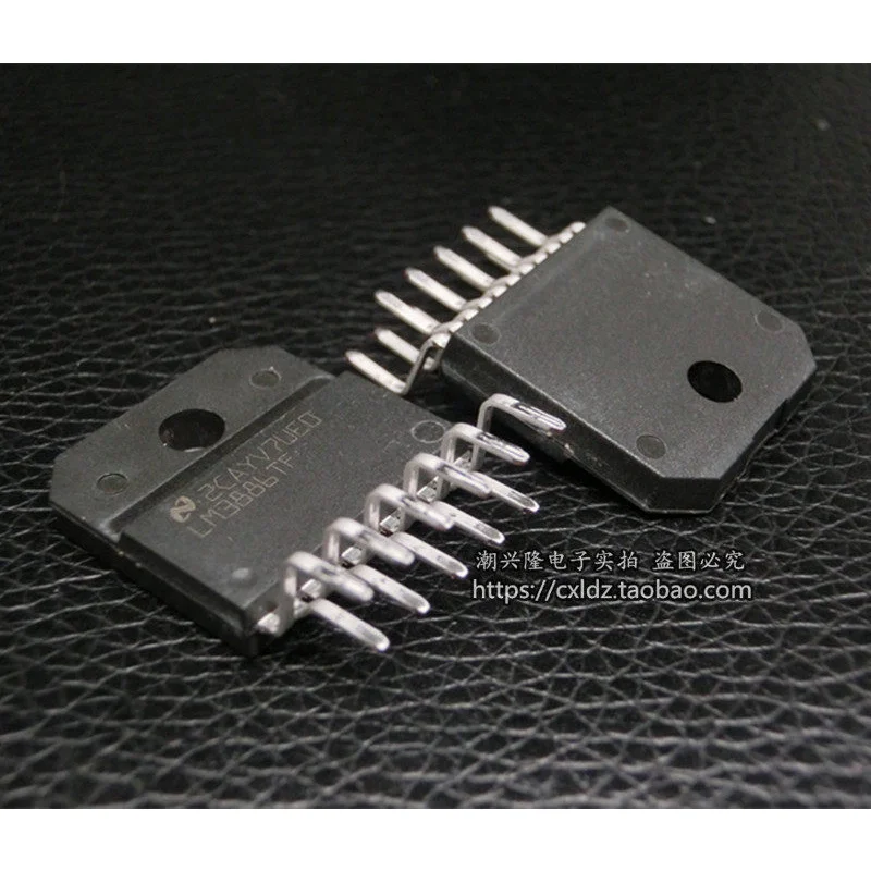 10-2 piezas de amplificador de potencia de audio de alto rendimiento Lm3886tf 68w, chip Lm3886 Zip-11, original y genuino, completamente nuevo.