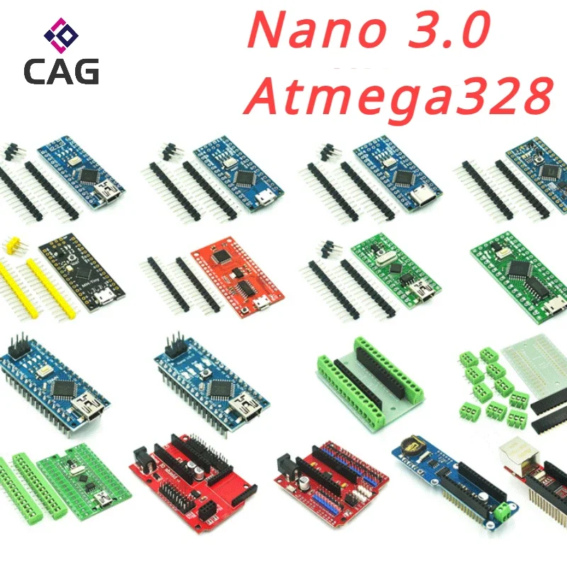 arduino Nano 3.0 Atmega328 Controller Compatible Board Module PCB Development Board without USB V3.0