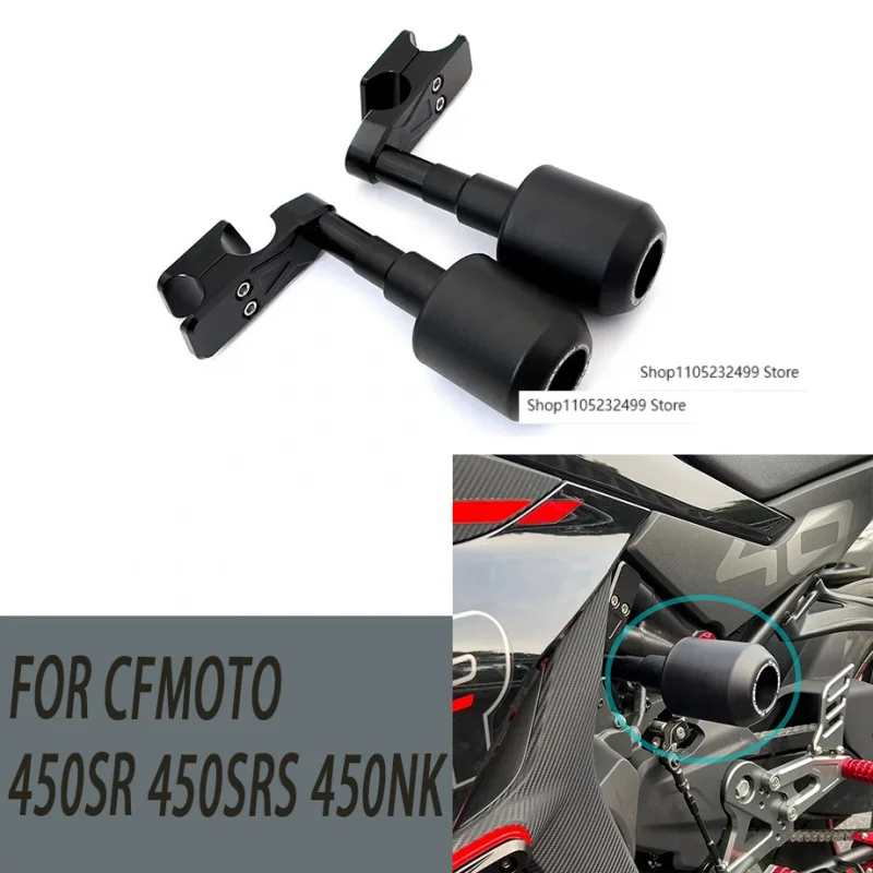 

For CFMOTO 450SR 450SRS 450NK Engine Protection Cover Frame Sliders Crash Pad Fall Protection CF400-6-7 Accessories