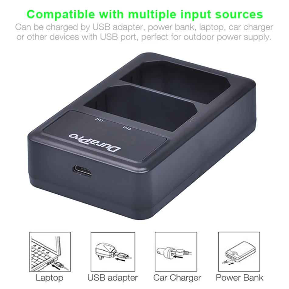 DuraPro 2280mAh NP-FZ100 Bateria NP FZ100 Battery+Charger for Sony BC-QZ1,a9,a9R,a9S,a7R III,a7 III,A7RM3,A7C,A6600,A6700