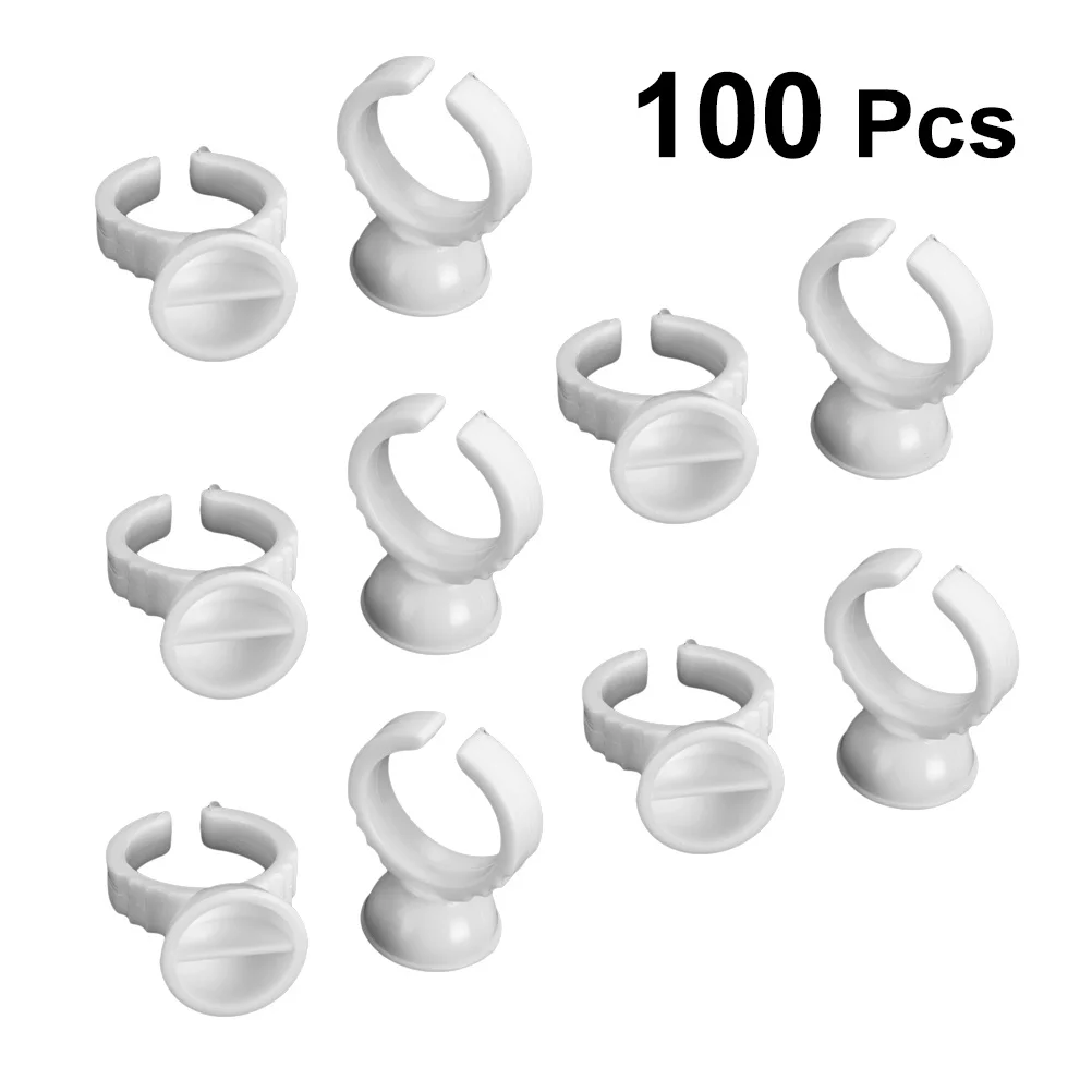 

100 шт., кольца для татуировки бровей, одноразовые прозрачные колпачки с чернилами для профессиональных художников, контейнер для пигментов, размер, чашка с чернилами