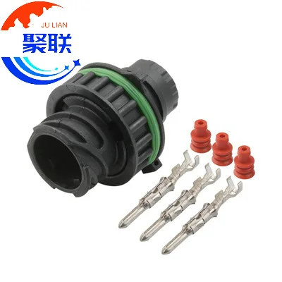 Auto 3pin plug 1-967402-2 967402-2 Waterproof sealed electrical electric round connector with terminals and seals