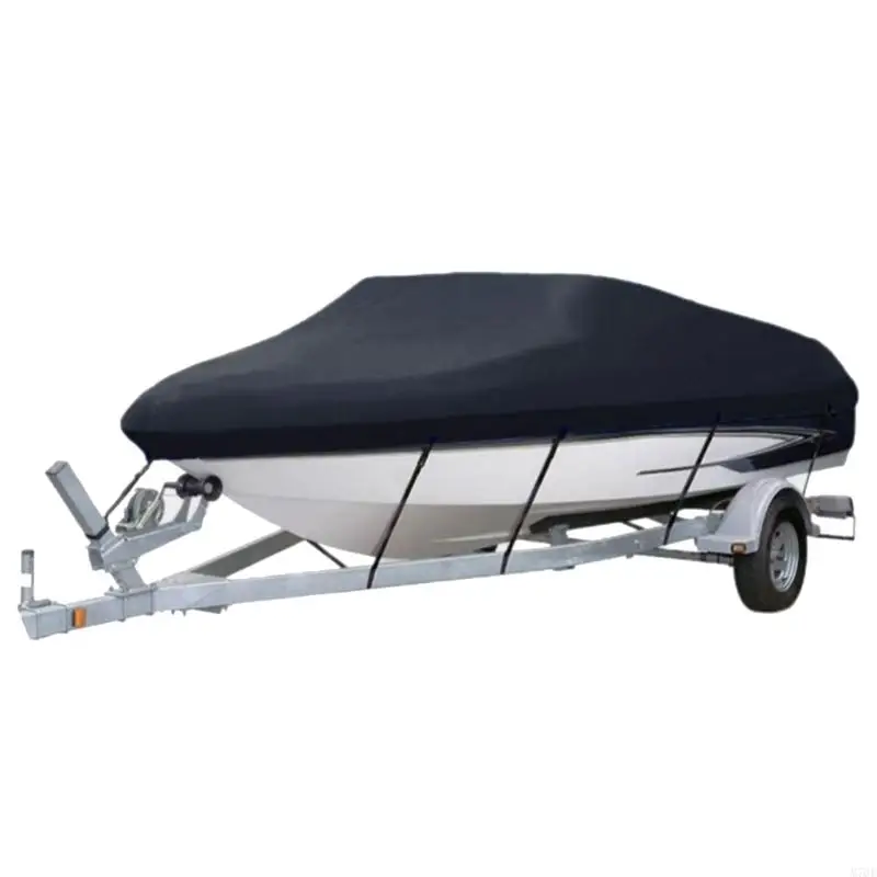 M76E Robuste Yachtabdeckung aus 210D Polyester mit V-Muster, geeignet für 11 12 13FT Boote – Detail 8