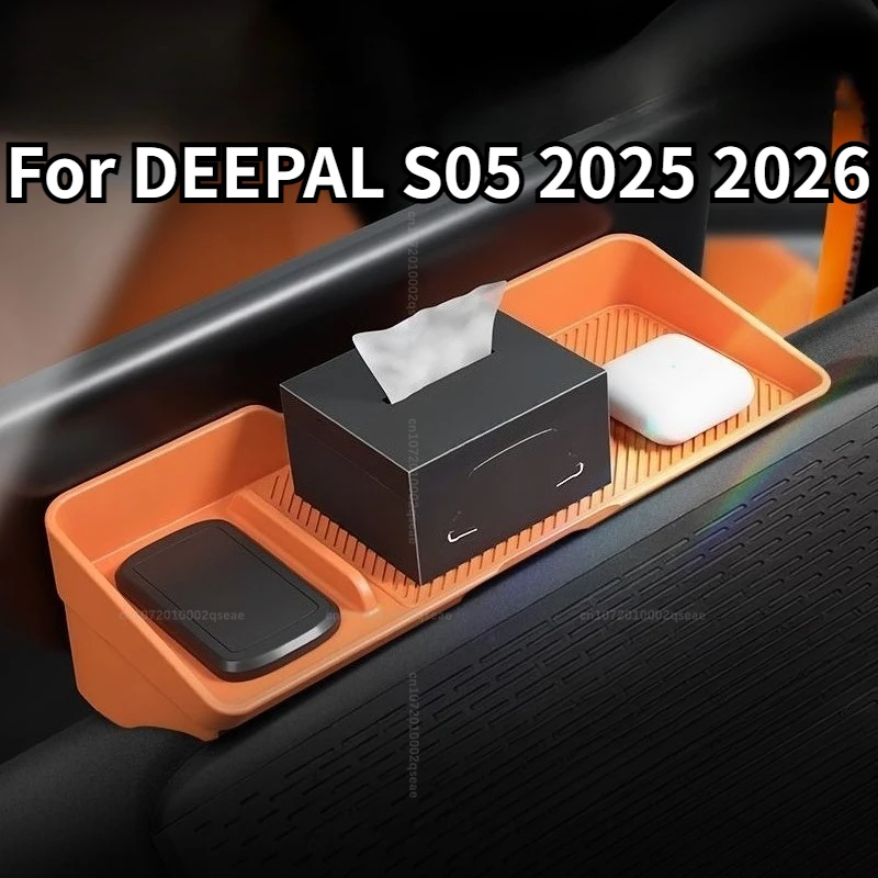 Für CHANGAN DEEPAL S05 EV 2025 2026 Aufbewahrungsbox hinter dem Bildschirm, versteckter Organizer, rutschfest, langlebig, Auto-Innenzubehör – Detail 1