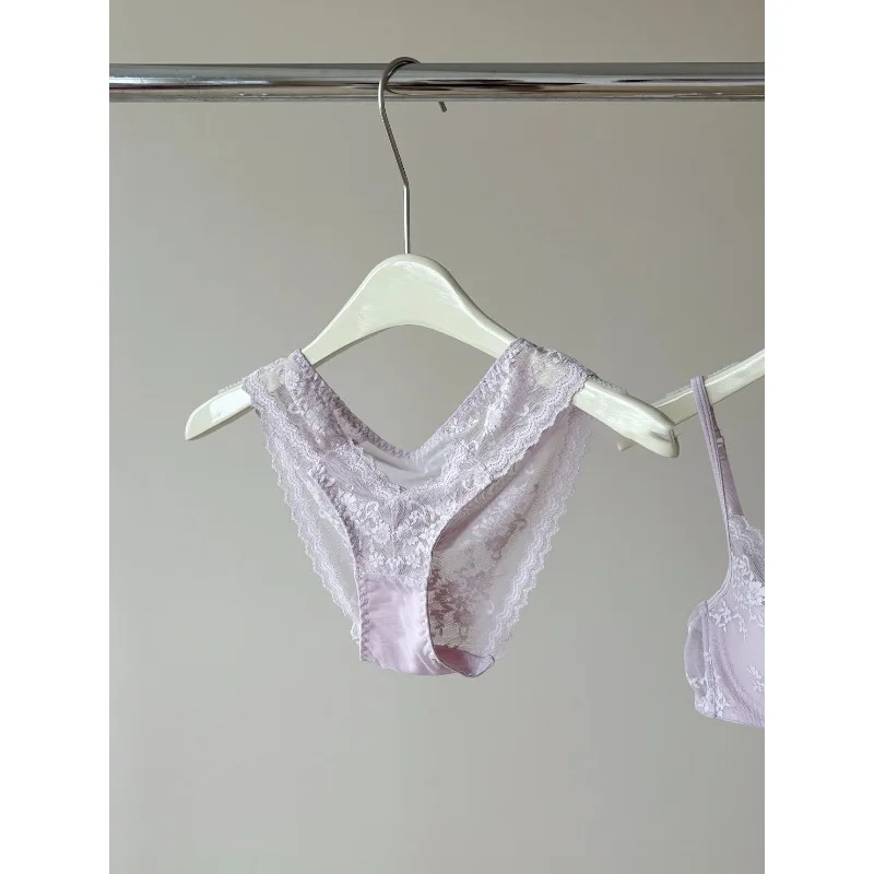Französischer Spitzen-BH mit Bügel |   Halbschalen-Push-up-BH für große Brüste, Sommer-Leichtgewicht-Schlankheits-Lingerie-Set mit Anti-Sag-Effekt BANERDANNI
