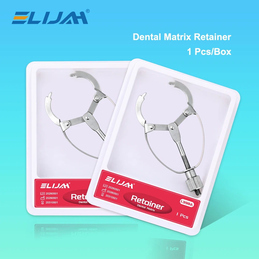SYJH Dental 5Pcs Stainless Steel Ivory Matrix Retainer Clamp Light Weight Dentistry Orthodontics Restorative Instrument Tools