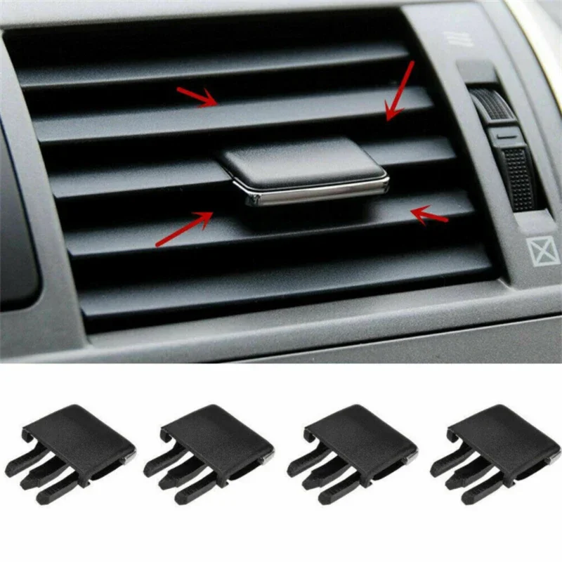 Air Vent Clips Air-Conditioning Leaf Adjust Clips Decor For Toyota Corolla Car Accessories Interior Parts