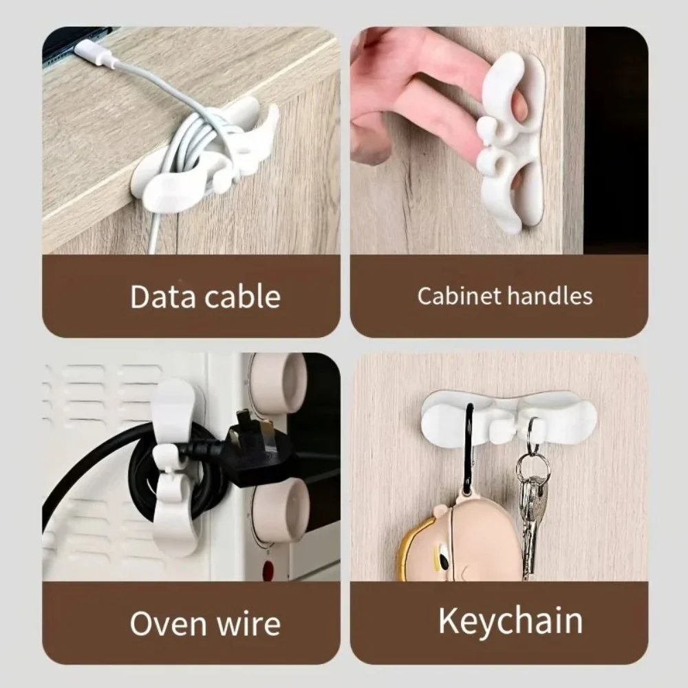 Küche Lagerung Appliance Kabel Wickler Universal Selbstklebende Netzkabel Organizer Für Appliance Kabel Management USB Kabel Rack