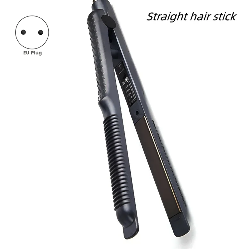 BAAO-Hair Styling Appliances Hair Straightener Electric Tongs Straight Roll Dual Purpose Five-Speed Temperature Adjustment EU Pl view 4