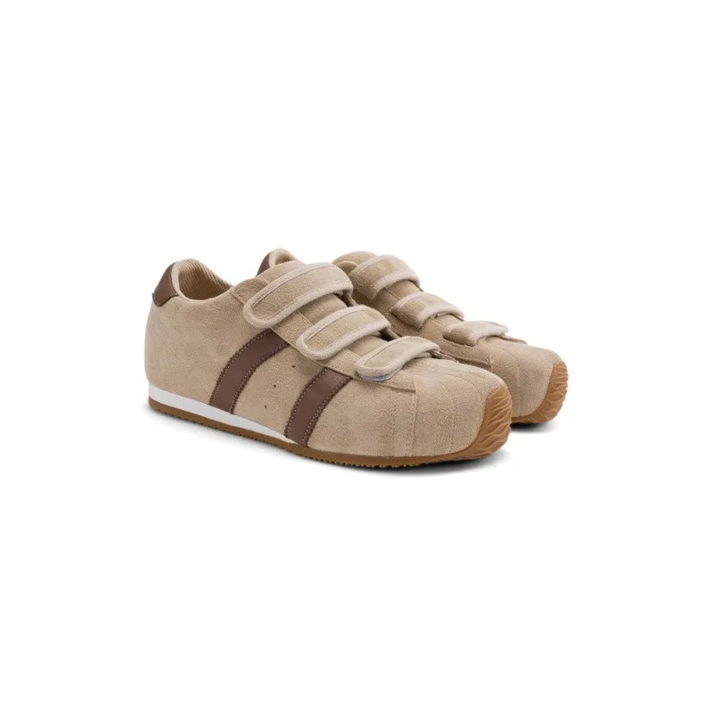 

SGIRL TWT/лоферы из кашемировой кожи, дышащая повседневная обувь на липучке, японская литературная и художественная женская обувь