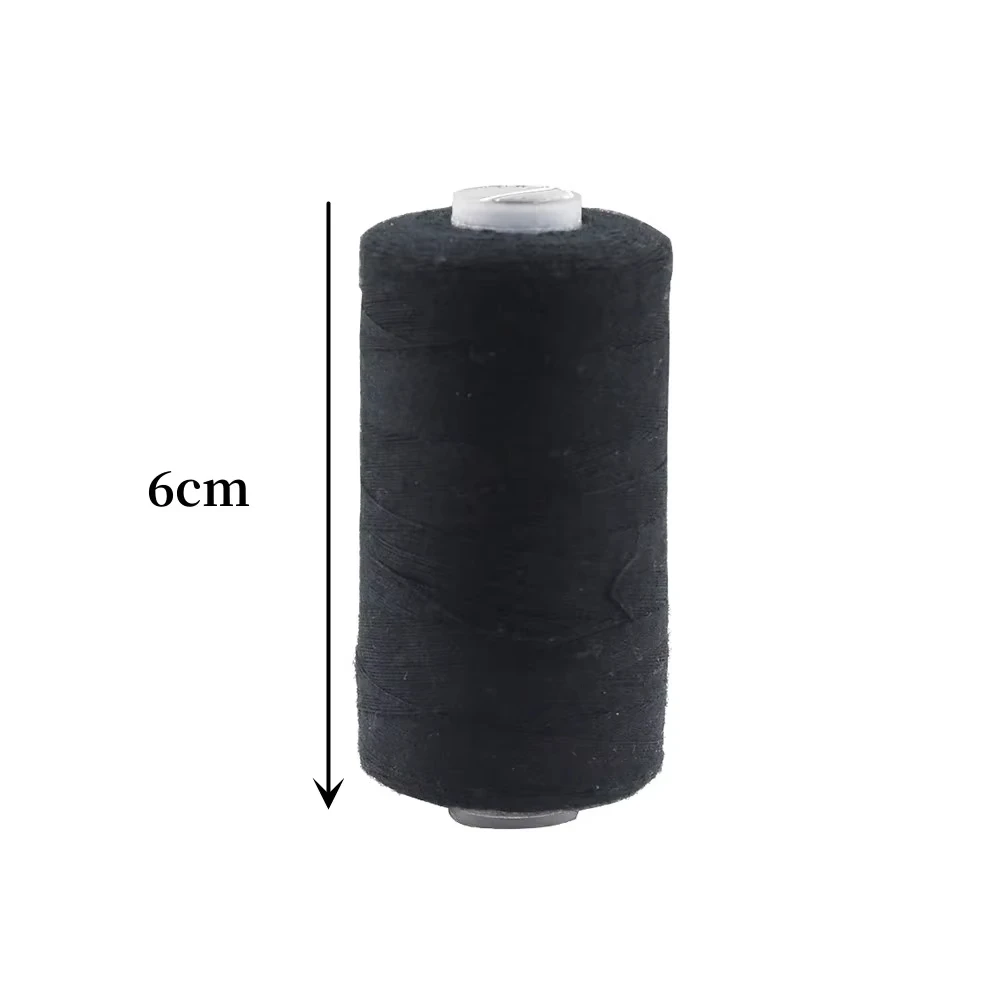 2Pcs 500M Sewing Thread Polyester Thread Black White Strong And Durable Sewing Threads Sewing Spools Polyester For Hand Machine