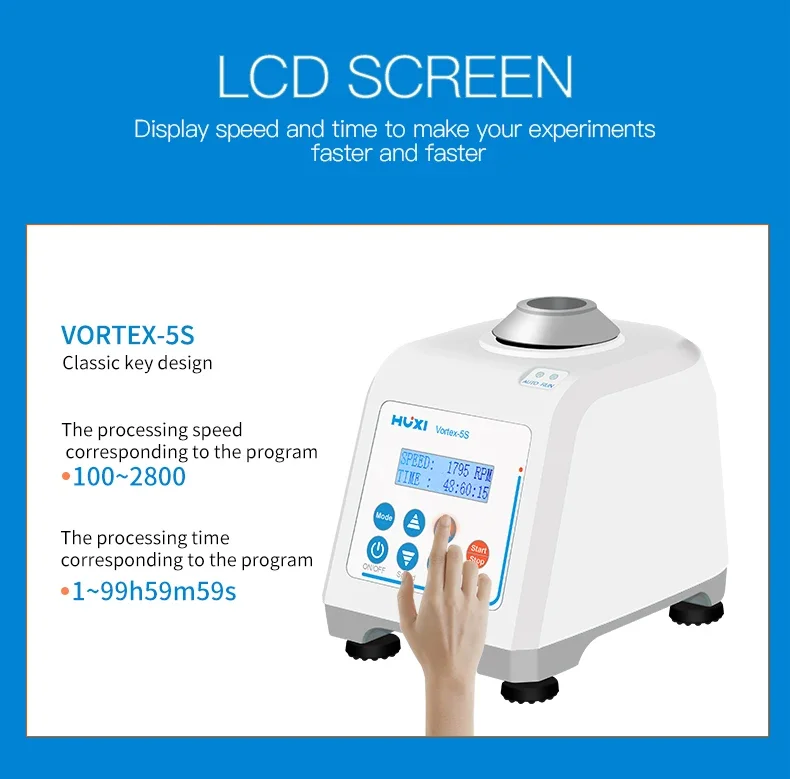 Digital Laboratory Mixer High Quality 100-2800rpm with Timer Setting Reliable Scientific Research Manufacturer in China