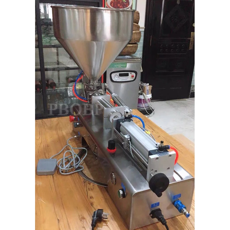 Máquina de llenado horizontal para champú, cosméticos, aceite, miel, pasta de chile y salsa de soja, incluye tarifas