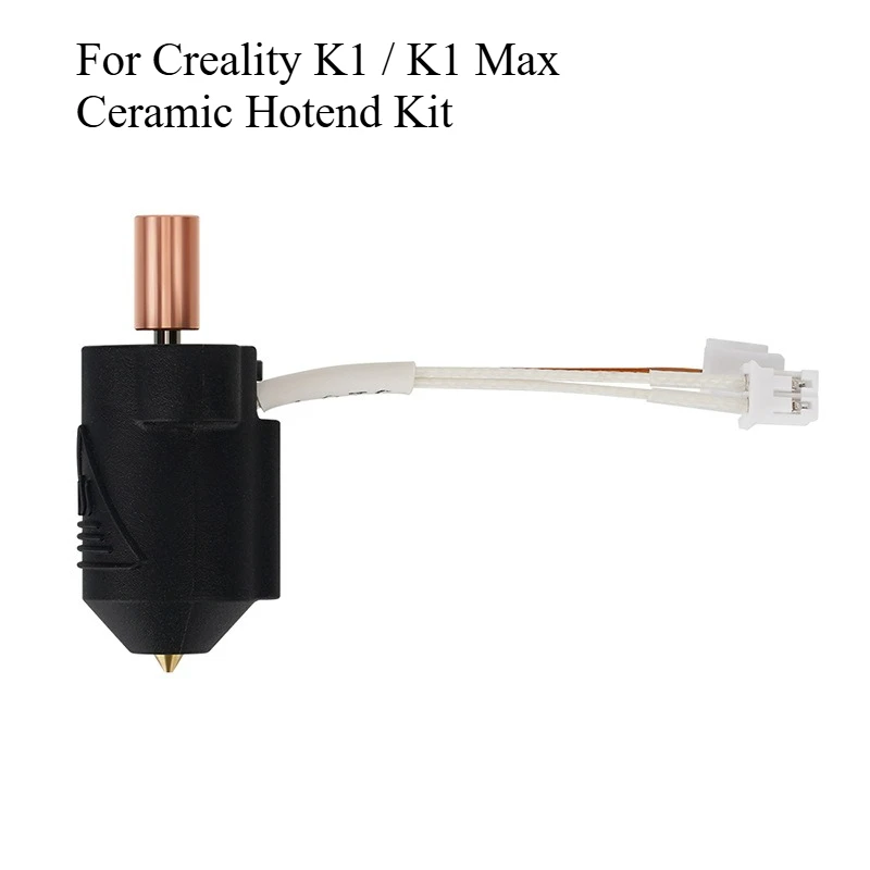 For Creality K1 / K1 Max Ceramic Hotend Kit High‑Flow Extruder Nozzle Assembly