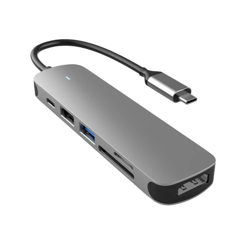 

Fast Speed ​​5 Гбит / с USB3.0 Hubs 1000 Мбит / с типа C Адаптер C для поддержки нескольких устройств