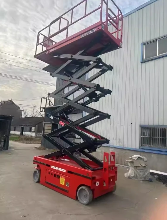 سقالة رفع كهربائية متنقلة قابلة للتعديل 6 م-18 م، ملحقات سقالة، إيداع سقالة البناء #6