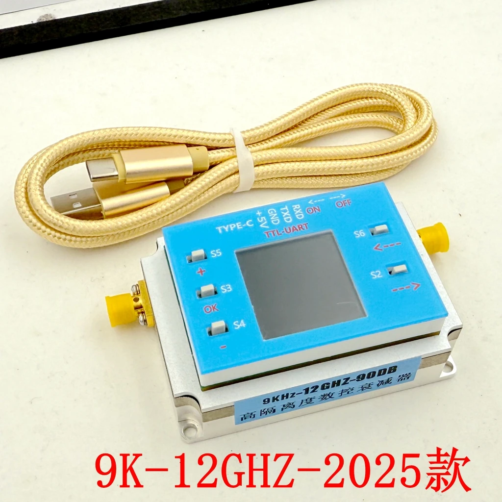 3G 6G 8G 12G Digital Programmed Attenuator 90DB Step 0.25DB High Isolation, Sensitivity Measurement