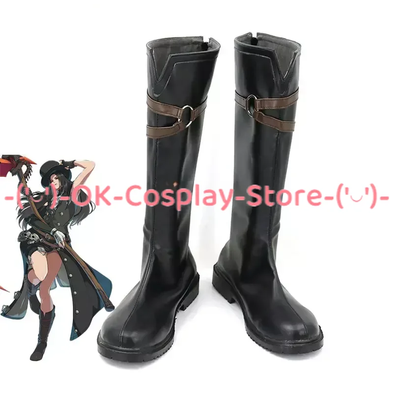 

Game Guilty Gear Testament Cosplay Shoes PU Leather Shoes Halloween Carnival Boots Cosplay Prop Custom Made