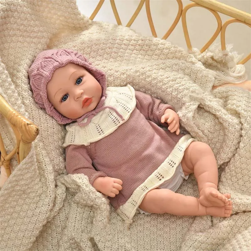 تولد من جديد ملابس دمى الطفل ل 45 سنتيمتر دمى سترة فستان دمية طفل الملابس والاكسسوارات موضة تولد من جديد دمية فستان اكسسوارات ﻿