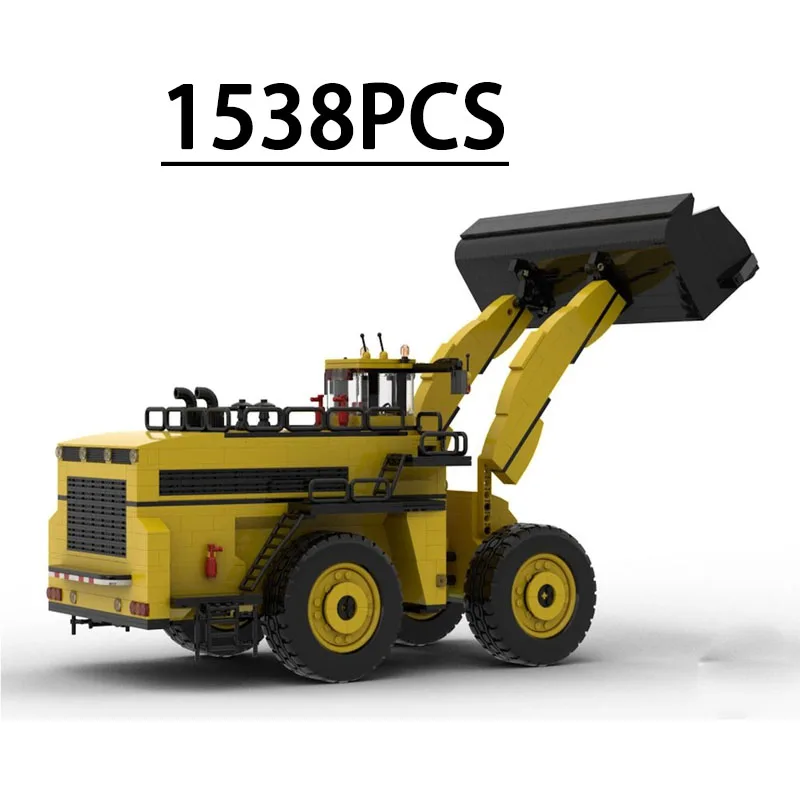 Building block loader tractor bucket machine puzzle model 1538pieces fun birthday toy festive Christmas New Year gift decoration