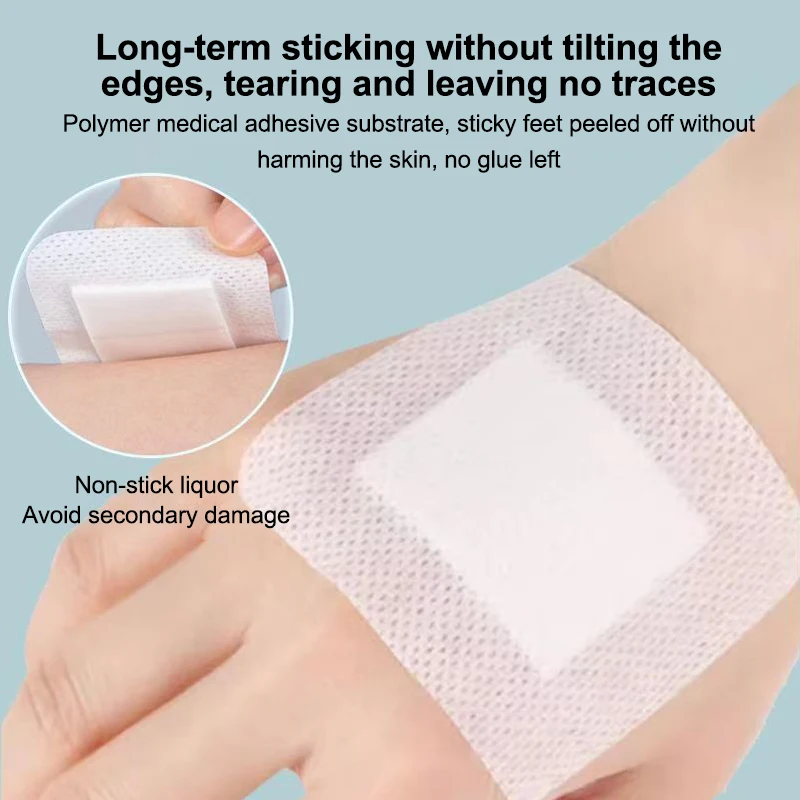 10/30pc Sterile Dressing Waterproof Breathable Cushion Adhesive Plaster Wound Hemostasis Sticker First Aid Bandage Emergency Kit