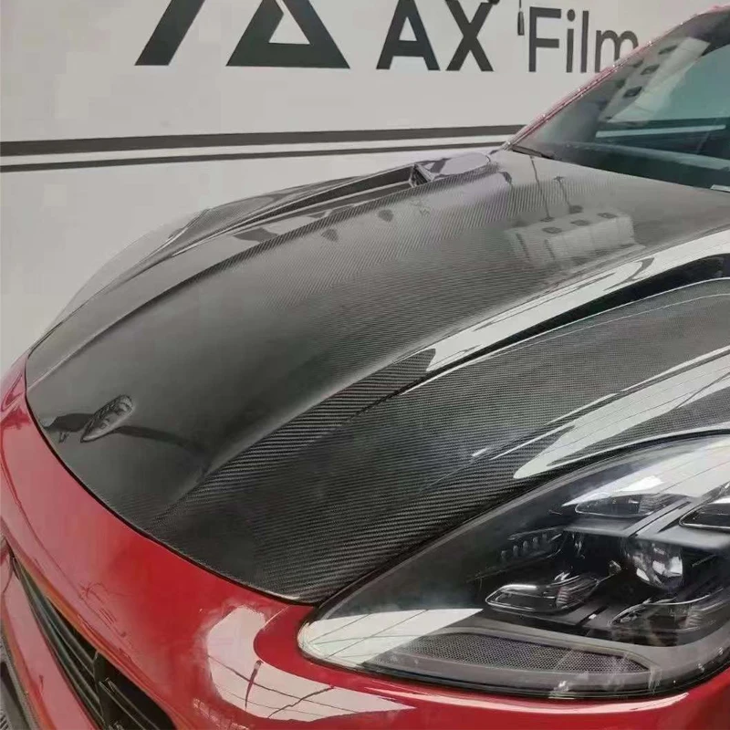 Capot humide en Fiber de carbone 9YA 9Y0 pour Porsche Cayenne