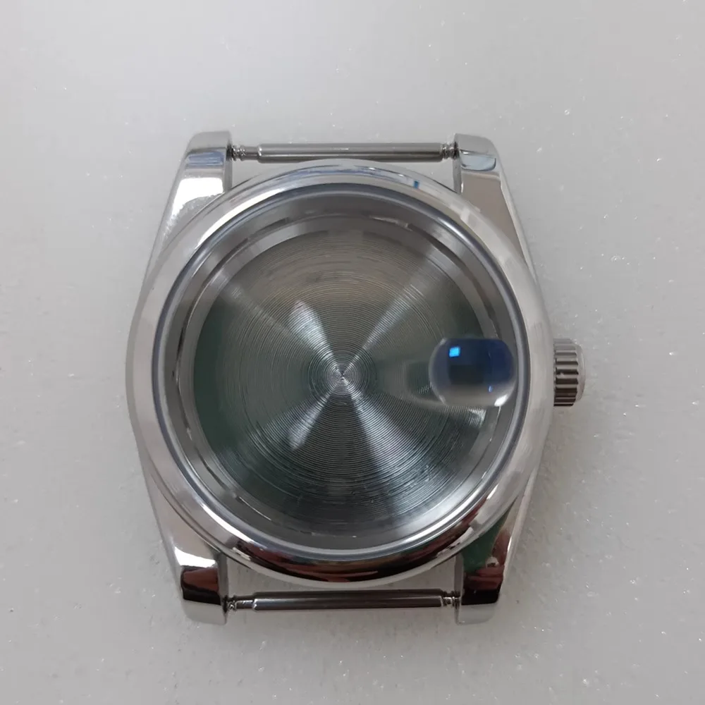 

36/39Mm Oyster Perpetual Beveled Edge Stainless Steel Through Bottom NH35/36 Movement Case Watchmods