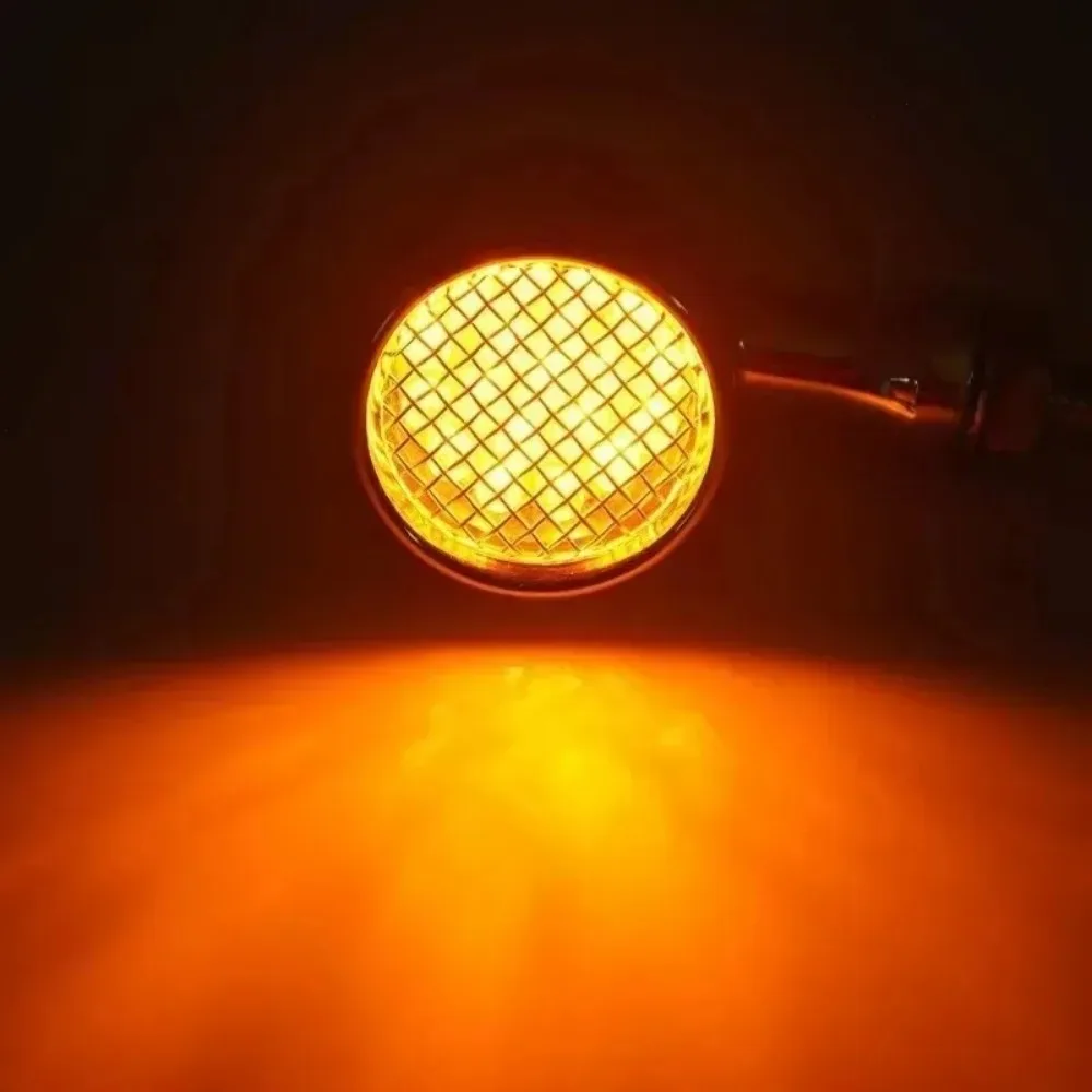 

2025 1 Pairs for Chopper Cruiser Bobber Cafe IKJ Popular Motorcycle Bullet Indicators Blinker Lights LampTurn Signals