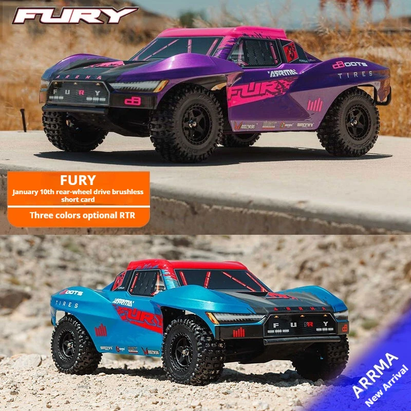 

Arrma Fury Fury 1:10 Professional Rc Remote Control Brushless Power Classic Rear Drive High Speed Off Road Short Card Model