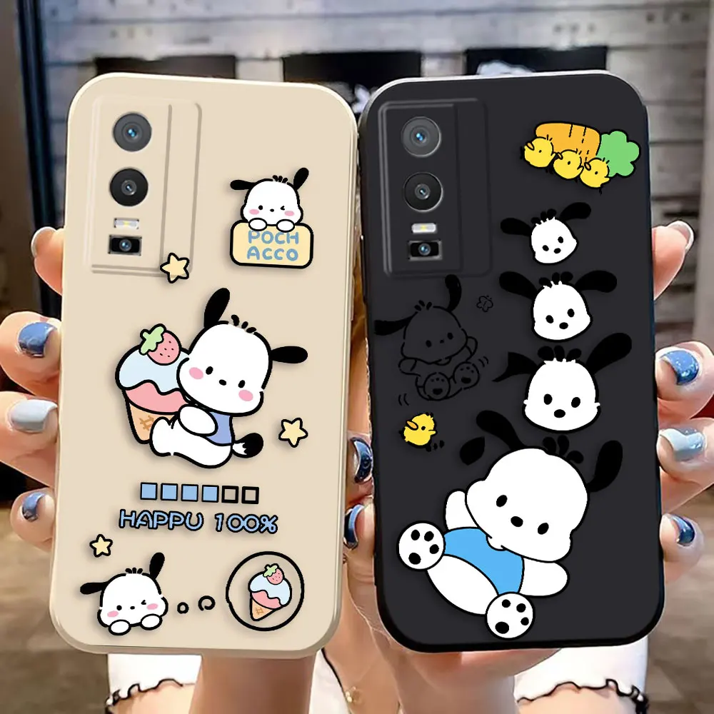 Pacha Dog Cartoon Pochacco Cover Phone Case For VIVO Y100 Y93 Y91 Y85 Y81 Y76 Y72 Y51 Y50 Y35 Y22S Y21 Y20 Y19 Y17 Y16 Y15S Case