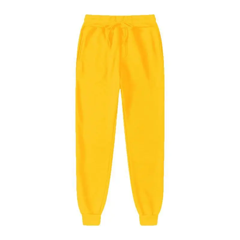 Herbst Winter Einfarbige Fleece-Jogginghose Sport-Freizeithose Lauf- und Fitnesstraining Hose für Männer und Frauen Jogging-Bekleidung – Detail 2