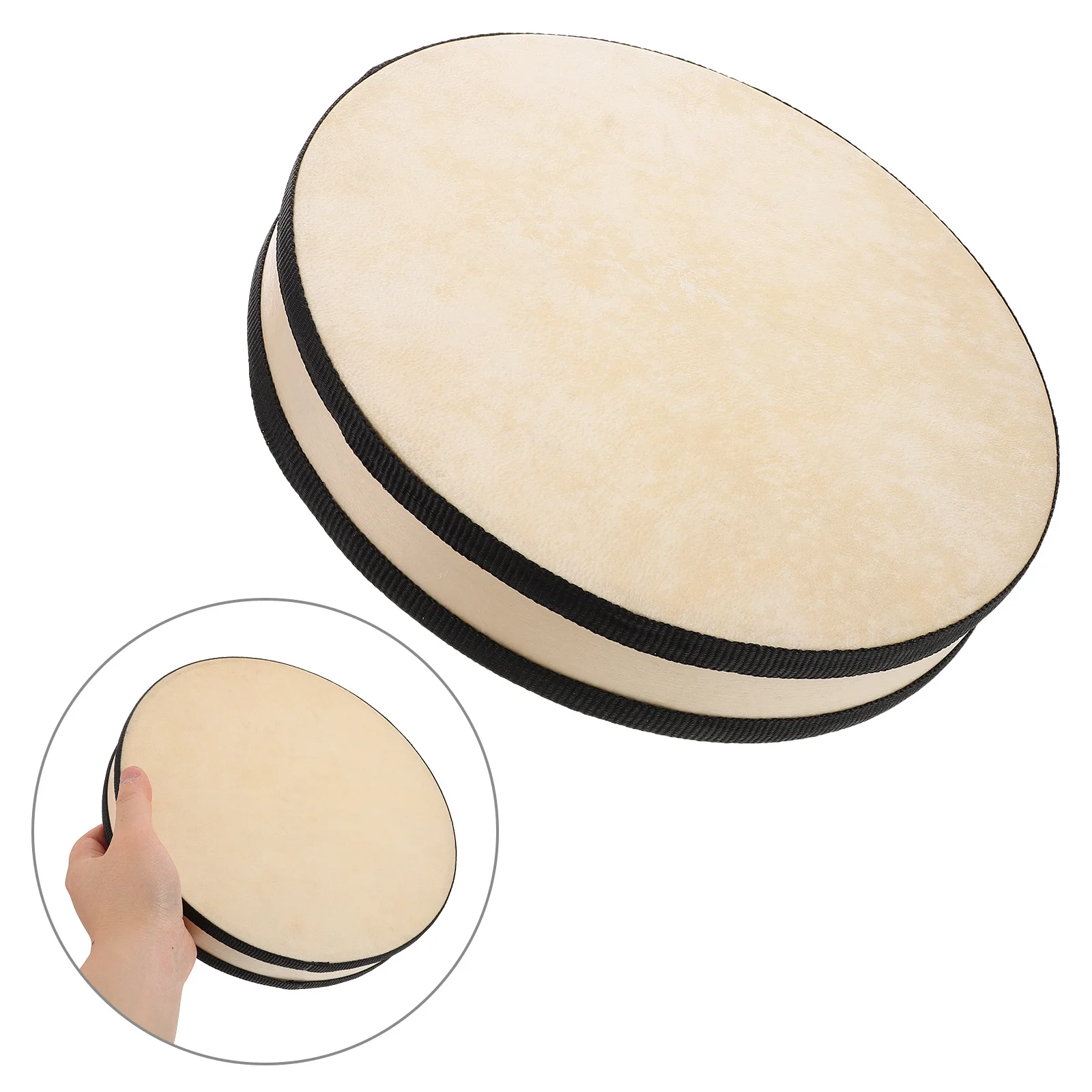 

Percussion Early Childhood Education Instruments Parent- Sheepskin Tambourine