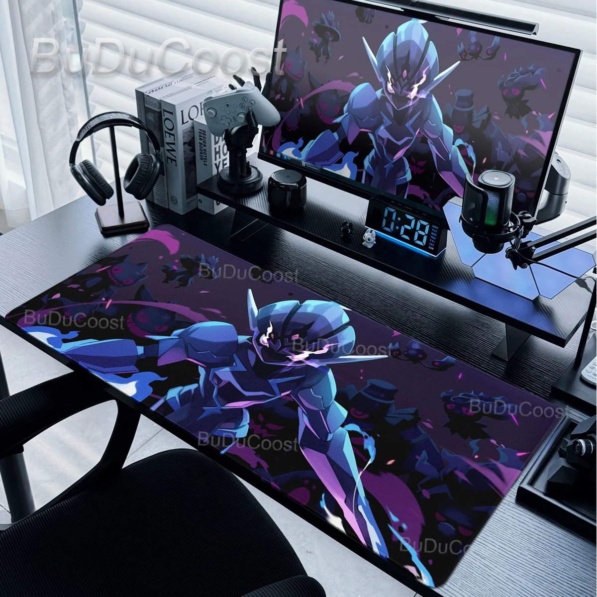 Anime Pokemon Ceruledge Desk Mat Mousepad Gaming Mouse Pad Computer Desk Pads Office Accessories Gamer Keyboard Extended Playpad