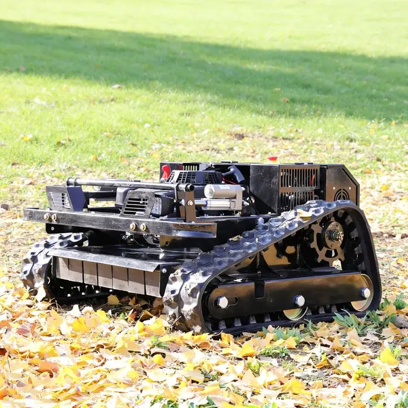 

Индивидуально настраиваемая гусеничная газонокосилка с дистанционным управлением для сельского хозяйства и лесного хозяйства, машина для прополки и измельчения травы