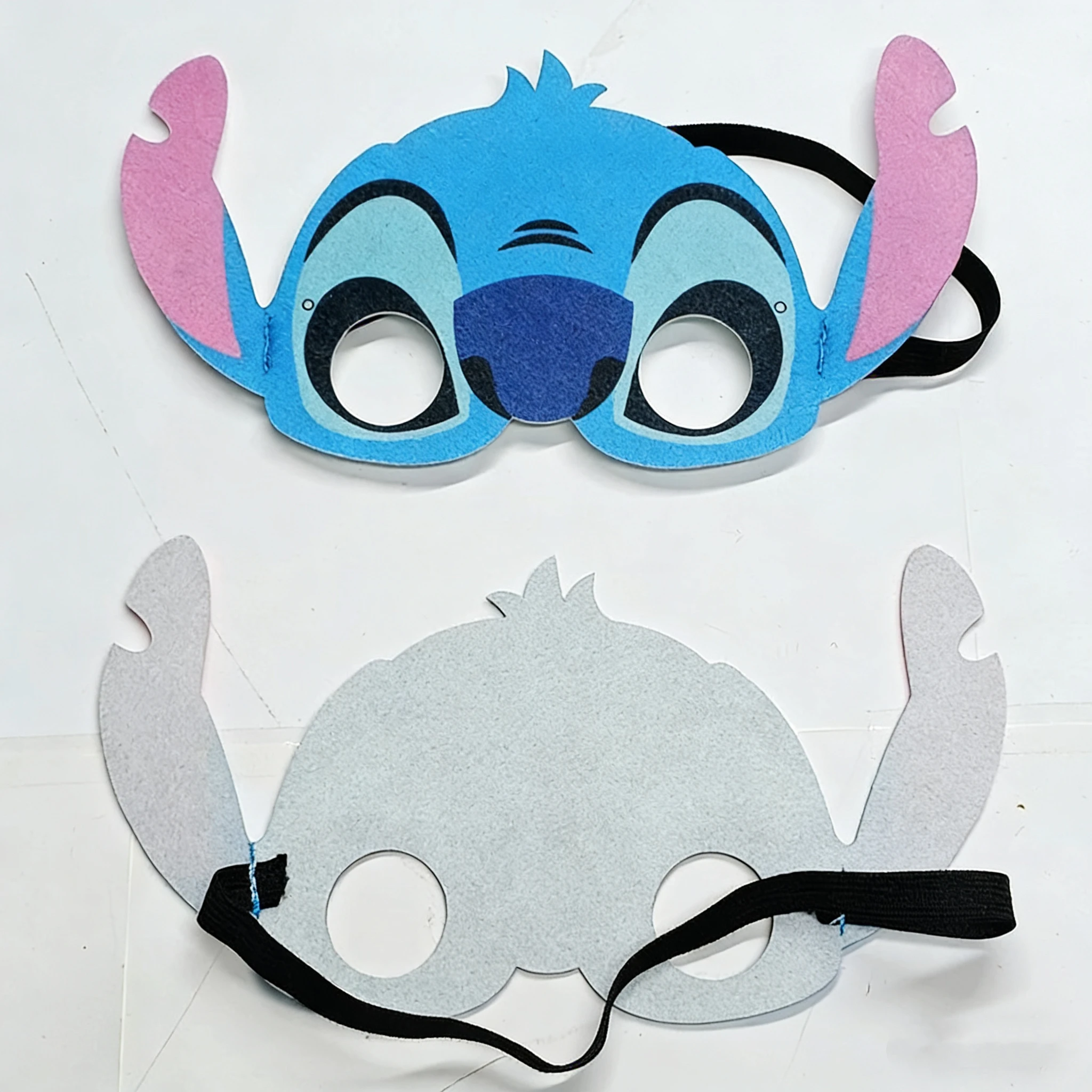1/2/5/10 Uds. Máscaras de Halloween de Lilo & Stitch-Conjunto de disfraz de Cosplay para niños, regalos de vestir para fiesta de cumpleaños y Navidad para niños