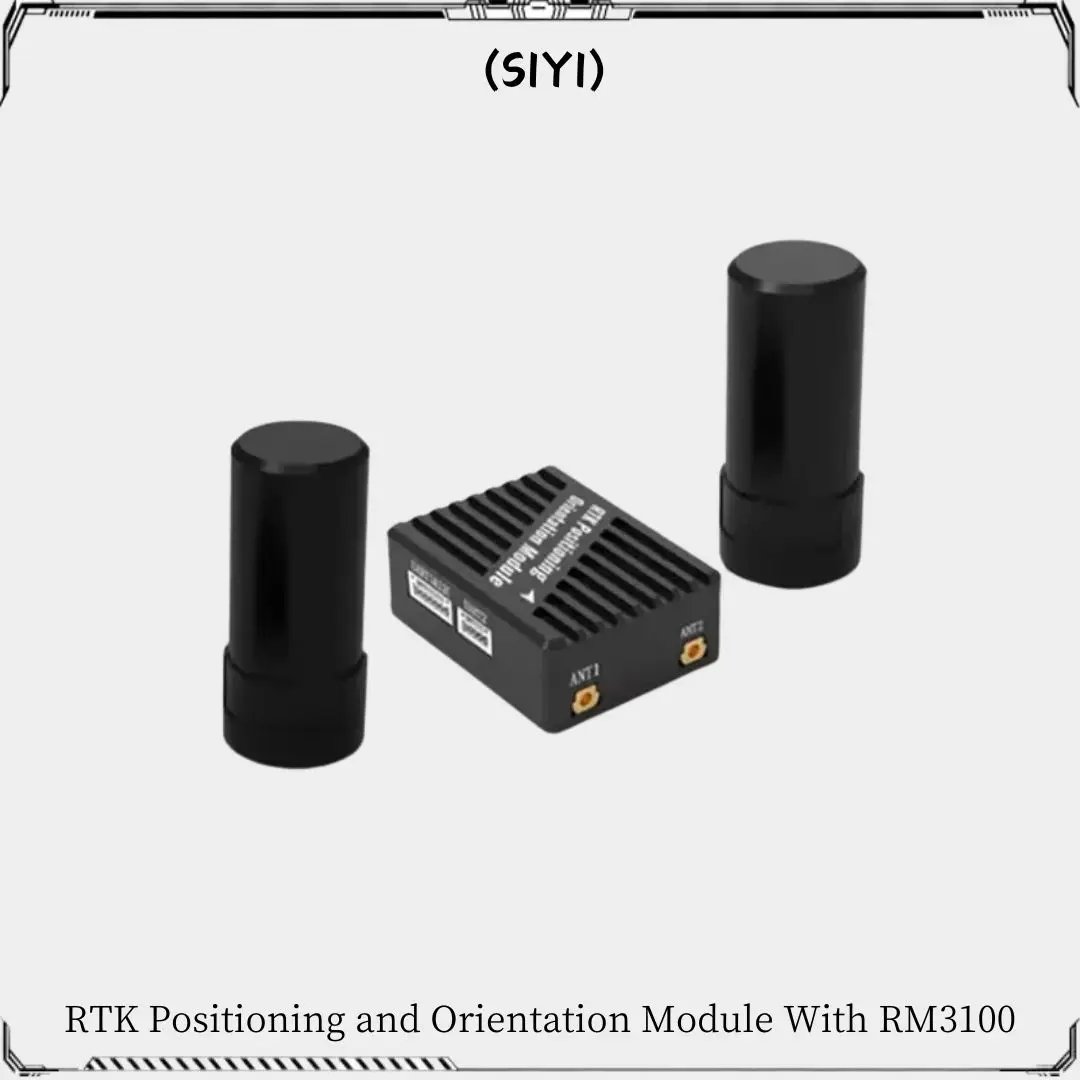 SIYI New RTK Positioning and Orientation Module with RM3100 Industrial Magnetic Compass Single-Module Dual-Antenna Orientation