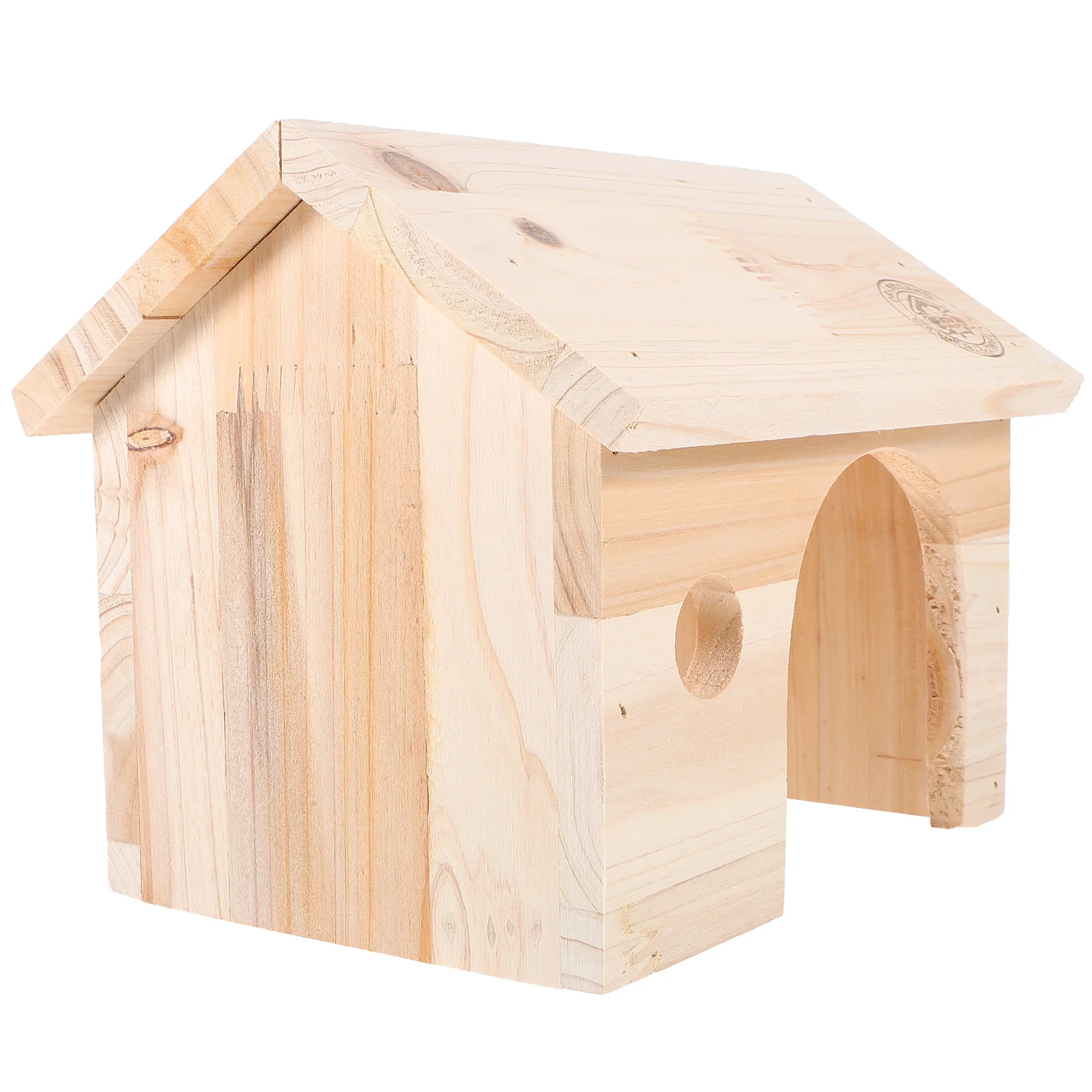 

Wooden Feeding Cabin For Hamster Gerbils Small Pets Rutin Chicken Nest Sleep Durable Pet House Cage Accessory Easy Clean Wood