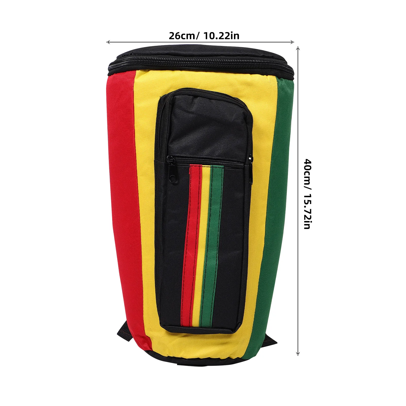 Djembe حقيبة الطبل الأفريقية 8 بوصة حقيبة حمل مقاوم للماء على ظهره الكتف الأشرطة الآلات الموسيقية ملحق حامي