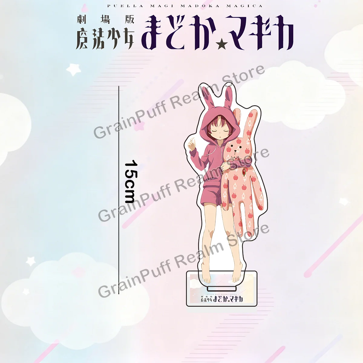 Puella Magi Madoka Magica The Movie Anime Goods Acrylic Standee&Keychain Madoka & Homura Cute Desk Display Figure Gift Collecti