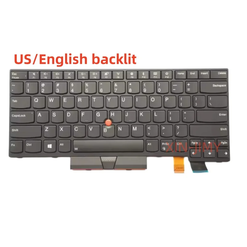 

Новая/Оригинальная английская клавиатура с подсветкой для Lenovo Thinkpad T470 T480 A475 A485, Teclado с подсветкой 01AX569 01AX487 01AX528 01HX419