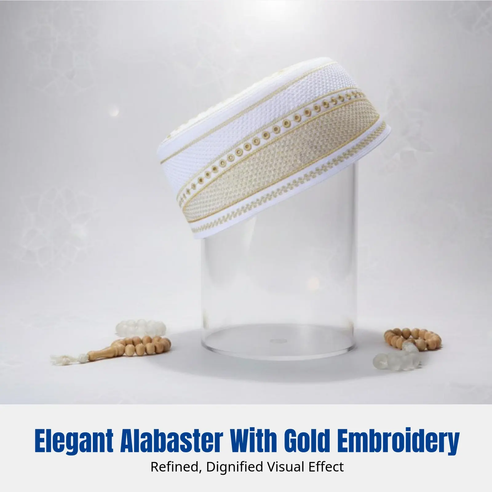 

Мужская молитвенная шапка, компьютерная вышивка, овальная малайская шапка, стильный тюрбан, свободная модель с плоским верхом