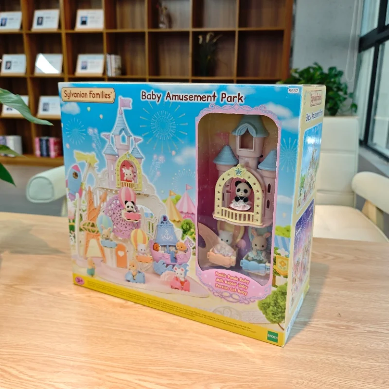 Sylvanian Families Calico Critters Girl Kids Toys Miniature Furniture Anime Figures Doll Toys For Children Baby Amusement Park