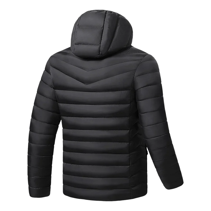 Parkas cálidas e impermeables para hombre, chaqueta gruesa con capucha s, abrigo Delgado informal de moda para otoño e invierno, 2024