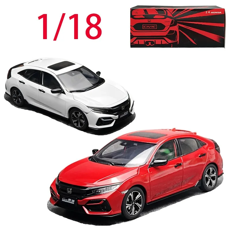 

Литая под давлением модель автомобиля из сплава Honda в масштабе 1/18, Honda Civic 220, хэтчбек, игровые транспортные средства, игрушки для мальчиков, оригинальная коллекция коробок