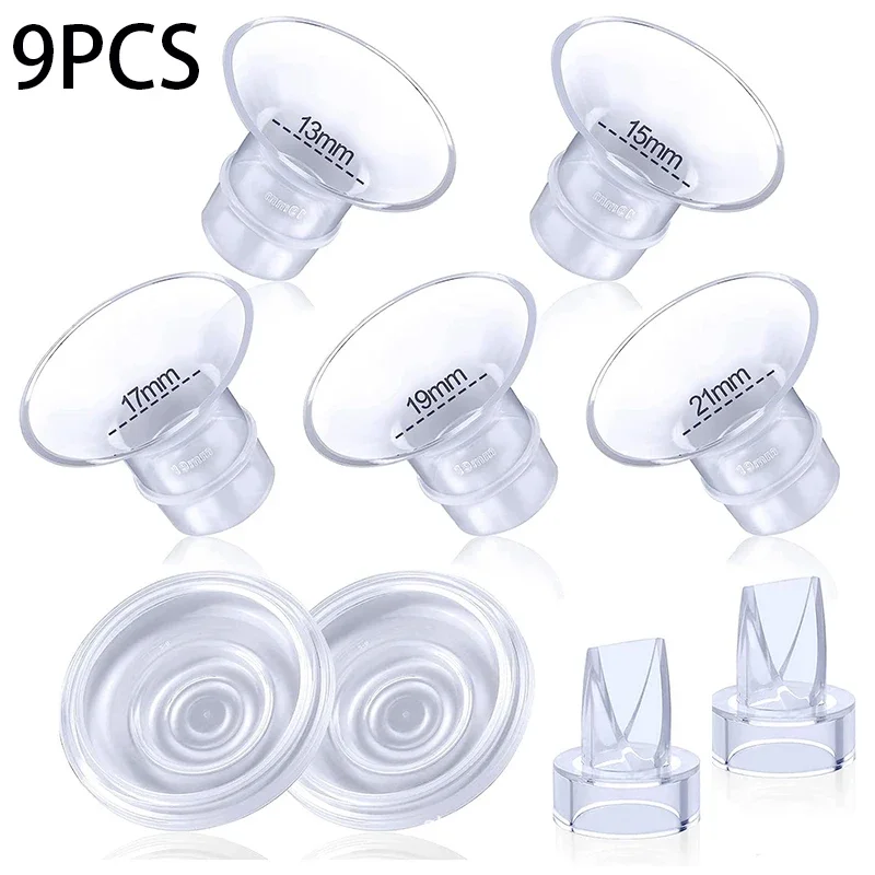 Duckbill Válvula Diafragma Insert, Compatível com Peças Elétrica Bomba Peito, S12 Acessórios, 9Pcs por Conjunto, Frete Grátis