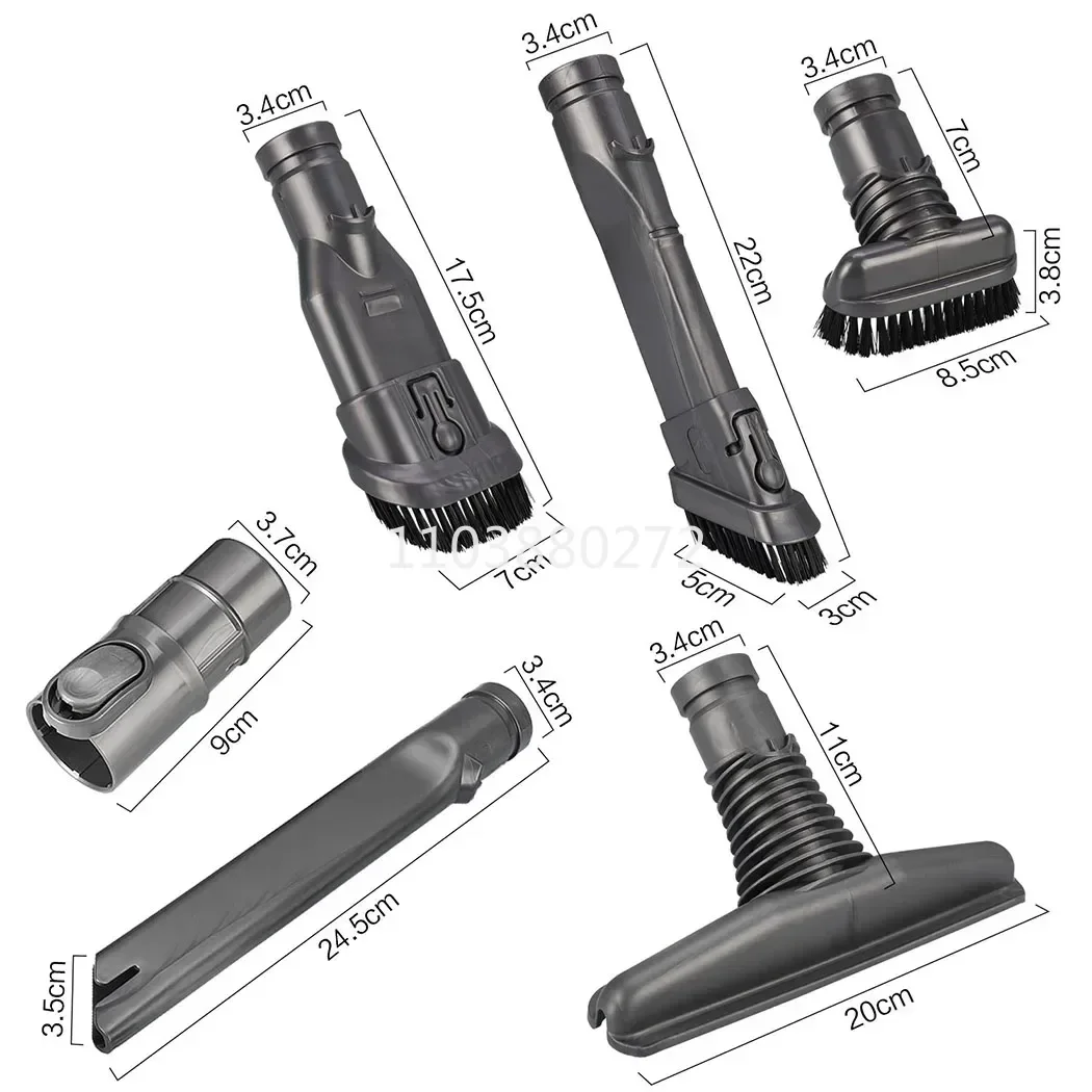 Accesorios de cepillo para hendiduras para aspiradora Dyson DC32 DC33 DC19 DC20, repuestos de limpieza para barredora