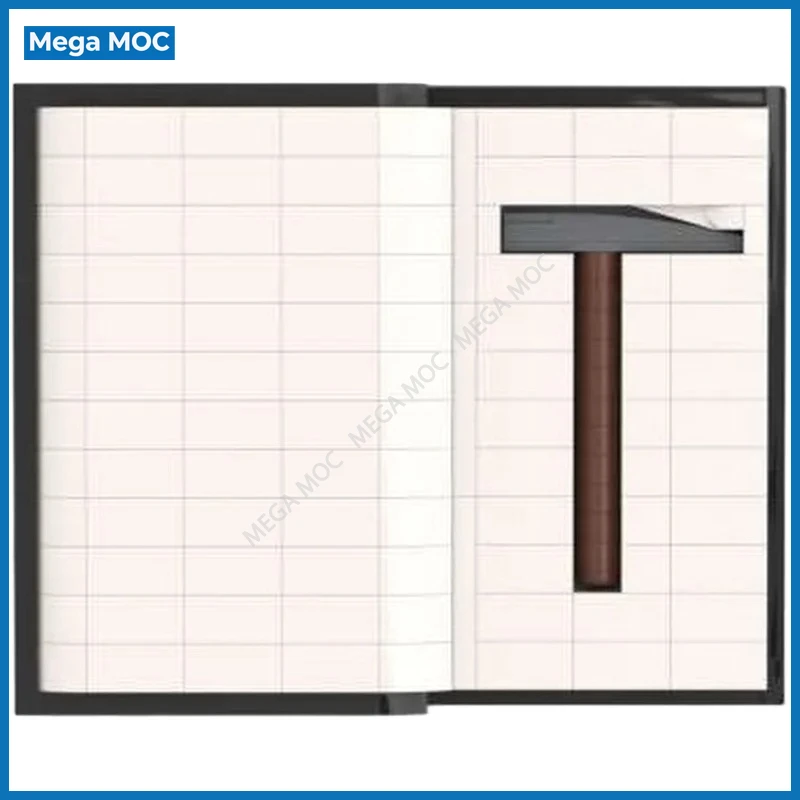 Rockhammer with Bible MOC Building Blocks Exquisite Mini Tool Model DIY Assembly Brick Desktop Collectible Display