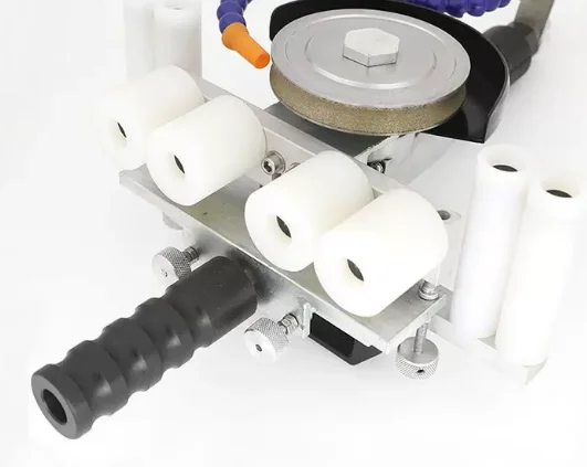Pneumatic Glass Edging Machine Straight Edge Corner Rounding Edger for Ceramics Stone Glass Industrial Edge Grinding Processing