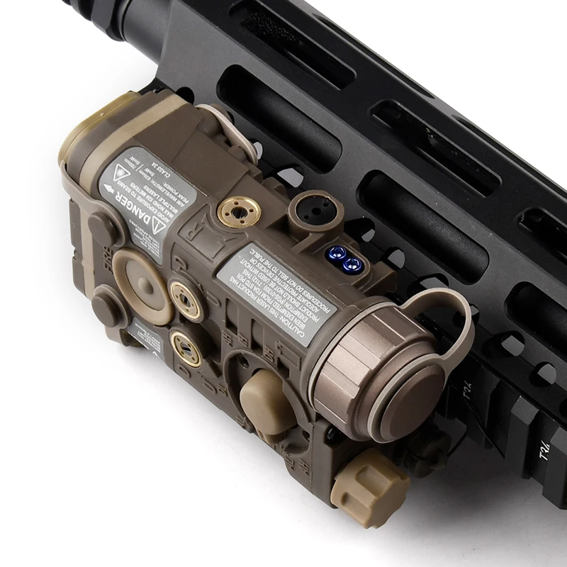 Tactical NGAL Dummy Nylon Battery Case Model Airsoft Accessory with 20mm Picatinny Rail LA23 Plug No Functional PEQ15 PEQ DBAL